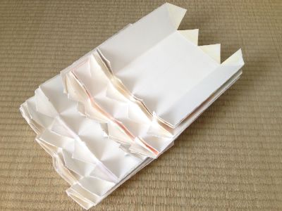 六角形の牛乳パック椅子の作り方手順7
